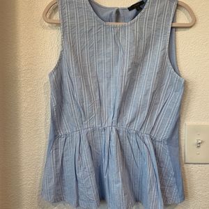 J.Crew Peplum Stripe Top